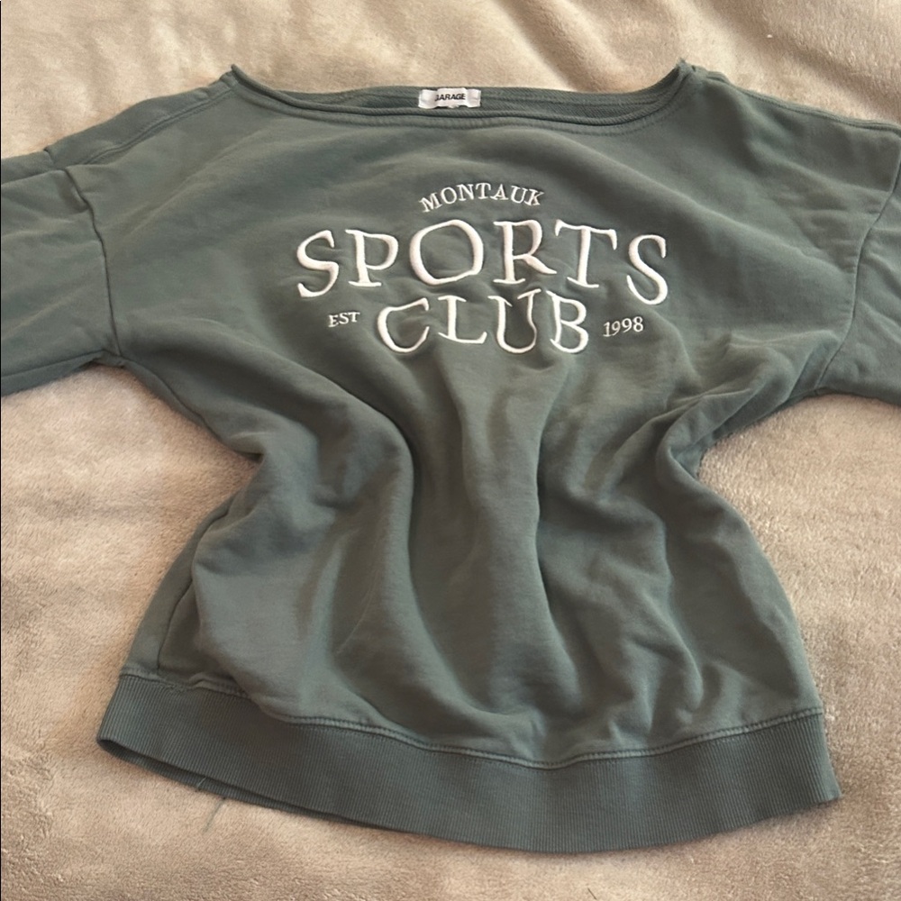 Garage Olive Green Sweatshirt